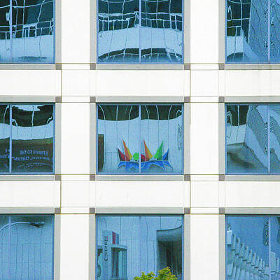 Wall Art featuring the photograph Urban Squares by Marla Craven