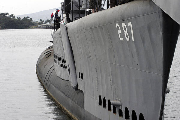 Wall Art featuring the photograph U.S.S. Bowfin, Pearl Harbor by Kenneth Campbell