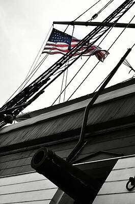 Boat Photograph - USS Constellation by La Dolce Vita