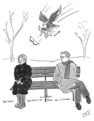 Valentine Drawing - Valentines Day by Carolita Johnson