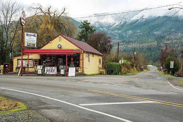 Fall Wall Art featuring the photograph Van Zandt Store by Tom Cochran