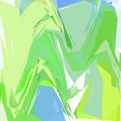 Spring Digital Art - Variation 4 Alpine Spring by Gina Harrison