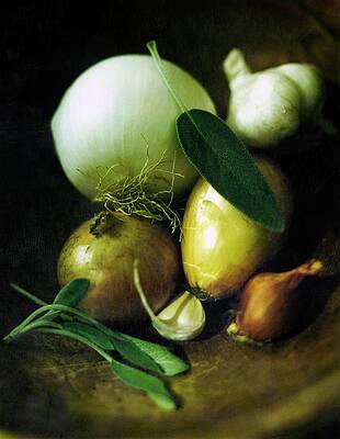 Thanksgiving Vegetable Arrangement Drawing