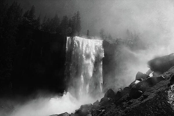 Wall Art featuring the photograph Vernal Fall And Mist Trail by Raymond Salani III