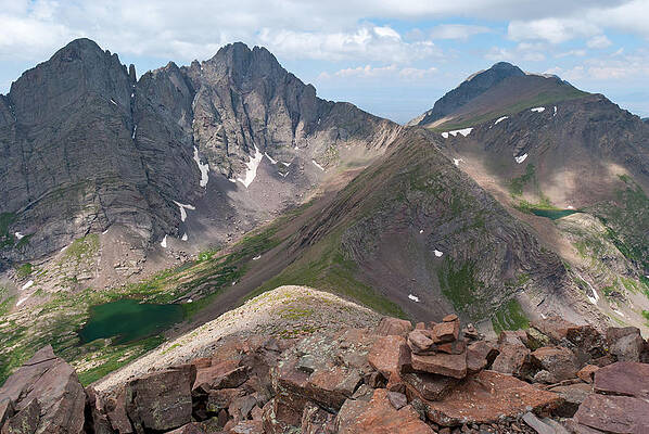 Sky Wall Art featuring the photograph View From Atop Humboldt Peak by Cascade Colors