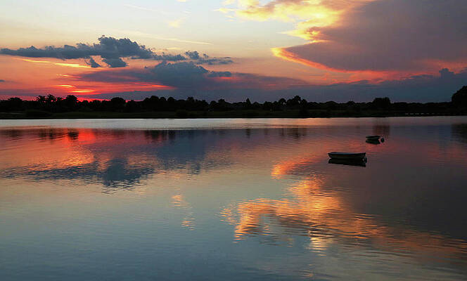 Wall Art featuring the photograph Village Sunset II by Gina Fitzhugh