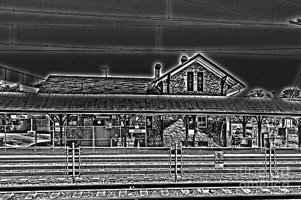 Villanova University Photograph - Villanova Rail Station by William Norton