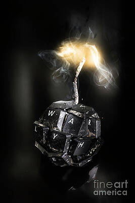 Wall Art featuring the photograph War On Information by Jorgo Photography