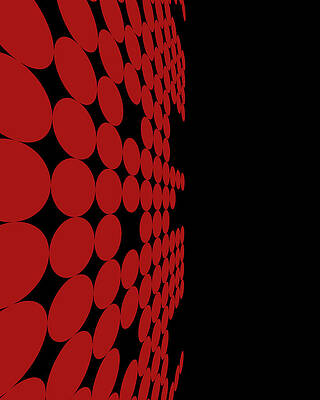 Geometric Wall Art featuring the digital art Warp 1 by Vic Eberly