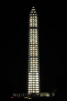 Photograph - Washington Monument In Repair by Ed Clark