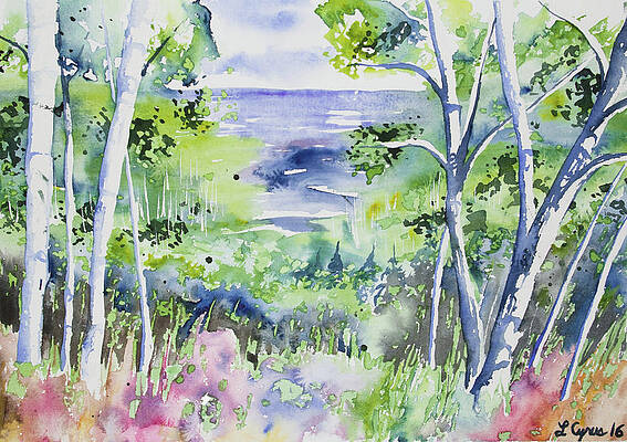 Lake Superior Scenic View Painting