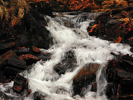 Waterfall Photograph - Waterfall In Caledonia State Park by Raymond Salani III