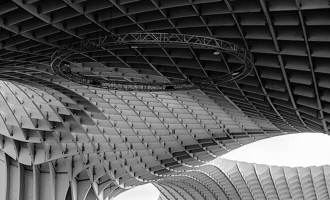Architecture Photograph - Waves From The Future 3 by AM FineArtPrints