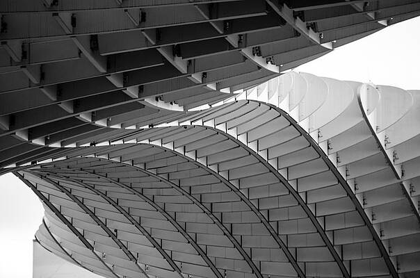 Architecture Photograph - Waves From The Future by AM FineArtPrints