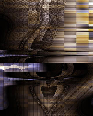 Geometric Wall Art featuring the digital art What To Wear by Vic Eberly