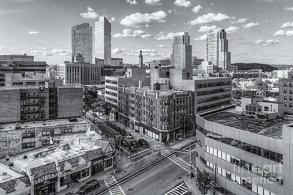 Wall Art featuring the photograph White Plains New York Skyline VIII by Clarence Holmes
