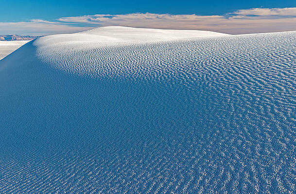 Wall Art featuring the photograph White Sands Ripples - White Sands National Monument Photograph by Duane Miller