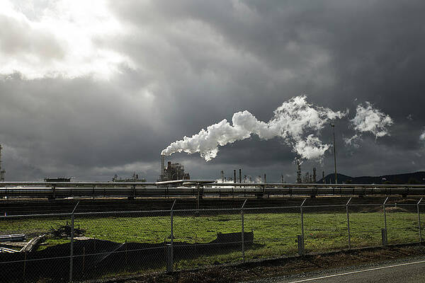 Sky Wall Art featuring the photograph White Steam Black Sky by Tom Cochran
