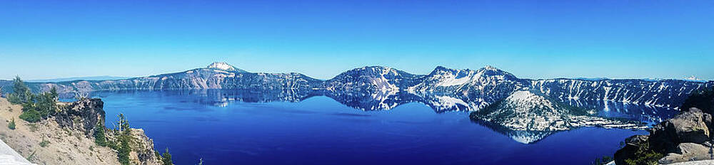 Water Photograph - Wide Crater Lake by Jonny D