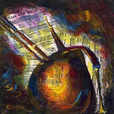 Wall Art featuring the painting Willow Weep For Me by Raette Meredith