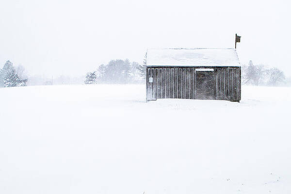 Barn Photograph - Winter Barn II by Steven David Roberts