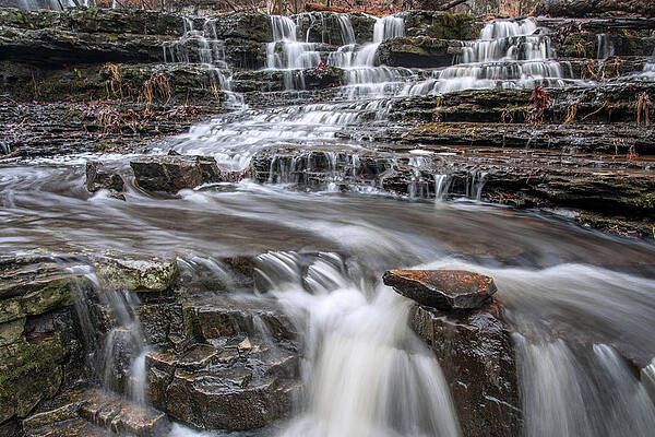 Pennsylvania Wall Art featuring the photograph Winter Torrent by Todd Wilkinson