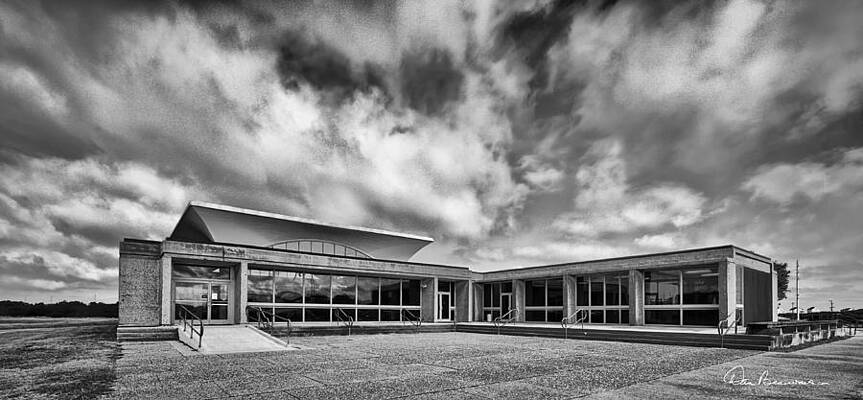 Abstract Photograph - Wright Brothers Visitor Center 5278 by Dan Beauvais