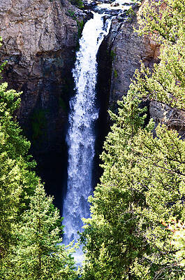 Nature Wall Art featuring the photograph Yellowstone Waterfall by La Dolce Vita
