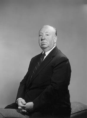 Wall Art featuring the photograph Alfred Hitchcock #1 by Baron