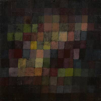 Abstract Color Grid Wall Art