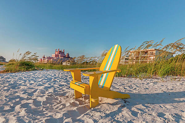 Florida Wall Art featuring the digital art Beach In Saint Petersburg Florida #1 by Lumiere