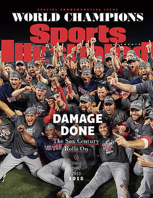 Boston Red Sox Celebrate World Series Victory Photograph