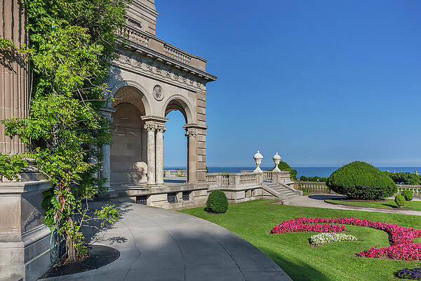 North America Wall Art featuring the digital art Breakers Mansion, Newport, Ri #1 by Lumiere