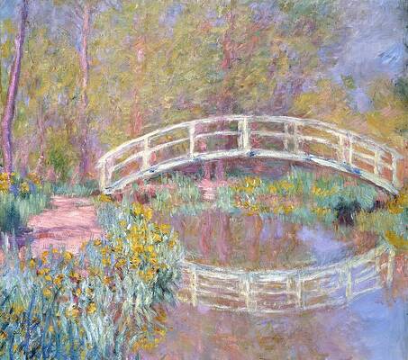 Bridge In Monet's Garden by Claude Monet