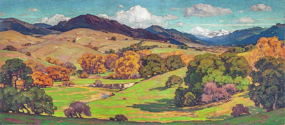 William Wendt's Scenic California Landscape Painting