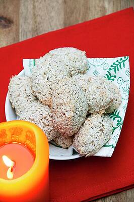 Coconut And Hazelnut Macaroons #1 Print