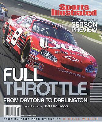 Dale Earnhardt Jr. Full Throttle Wall Art