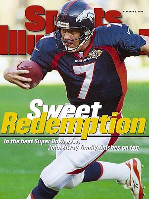 John Elway's Super Bowl Triumph Wall Art