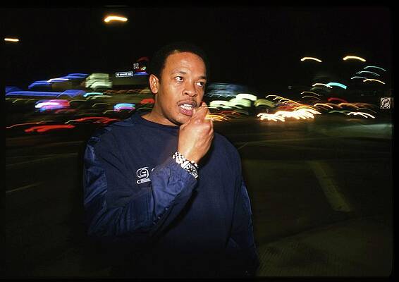 Wall Art featuring the photograph Dr Dre #1 by Martyn Goodacre