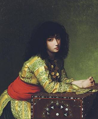 Jean Leon Gerome Painting - Egyptian Girl by Jean-leon Gerome