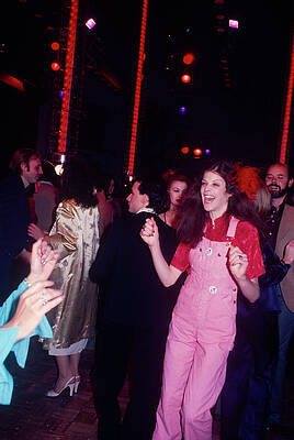 Joyful Night at a Retro Disco Wall Art