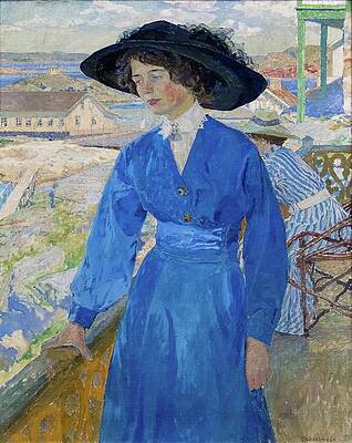 princess polly baby blue dress Famous Blue Dress Paintings for Sale