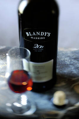 Wine Wall Art featuring the digital art Glass Of Madeira Wine, Portugal #1 by Luca Da Ros