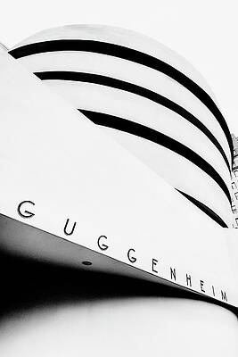 North America Wall Art featuring the digital art Guggenheim Museum, Nyc #1 by Pietro Canali