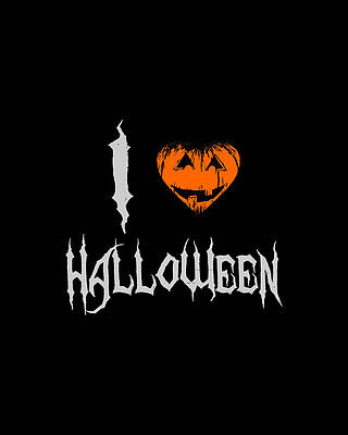 I Love Halloween #1 Print