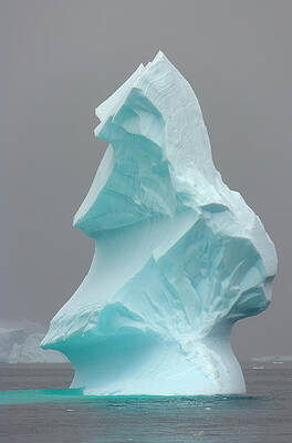 Wall Art featuring the photograph Iceberg, Antarctic Peninsula #1 by Eastcott Momatiuk