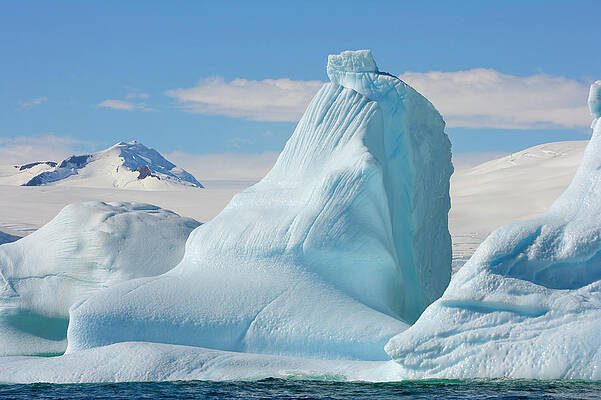 Wall Art featuring the photograph Iceberg, Grandidier Passage,  Antarctic #1 by Eastcott Momatiuk
