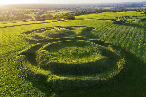 Ireland Wall Art featuring the digital art Ireland, Meath, Castleboy Locality, Hill Of Tara #1 by Massimo Ripani