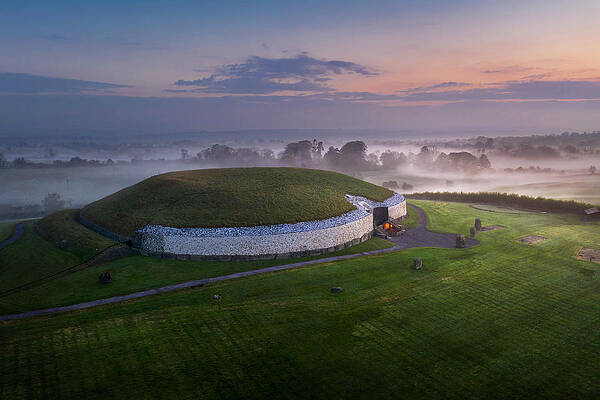 View Digital Art - Ireland, Meath, Donore, Newgrange Is A Prehistoric Monument In County Meath, Located 4km From Slane On The North Side Of The River Boyne #1 by Massimo Ripani