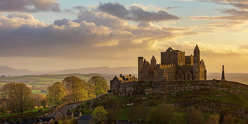 Ireland Wall Art featuring the digital art Ireland, Tipperary, Rock Of Cashel #1 by Massimo Ripani